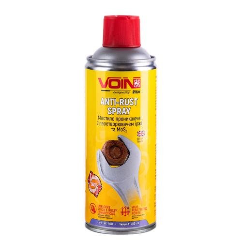 Смазка проникающая с преобразователем ржавчины "Жидкий ключ" ТМ VOIN в аэр.упаковке, 400мл (VK-400) Смазка проникающая с преобразователем ржавчины "Жидкий ключ" ТМ VOIN в аэр.упаковке, 400мл (VK-400)