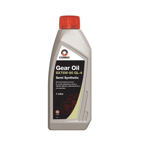 Трансмиссионное масло Comma GEAR OIL SX75W-90 GL4 API GL-3/GL-4 1л (12шт/уп)