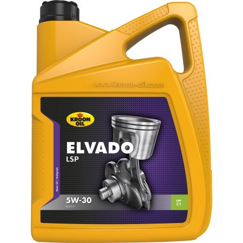 Kroon Oil33495 Масла моторные ELVADO LSP 5W-30 5л