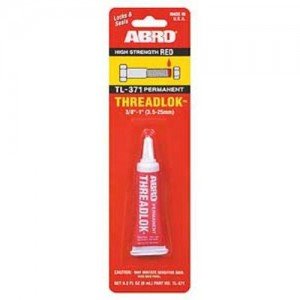 Фиксатор резьбы красный TL 371 (6мл) ABRO (TL-371)