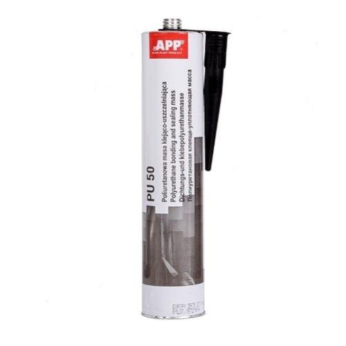 Герметик APP PU 50 600ml, черный, саше (040312)