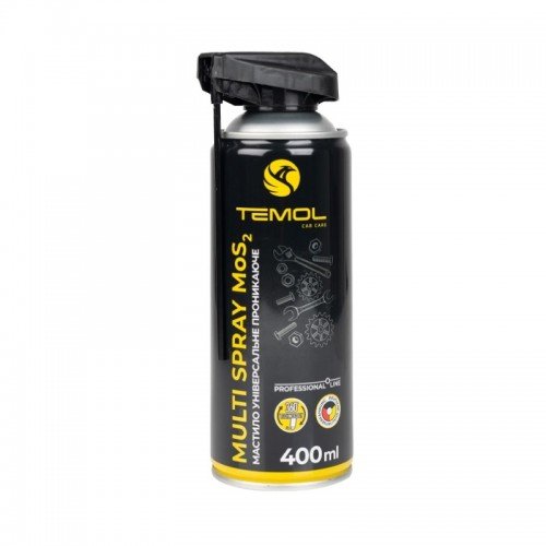 Смазка универсальная с молибденом TEMOL MULTI SPRAY MOS2 (TML-400), 400 ml Смазка универсальная с молибденом TEMOL MULTI SPRAY MOS2 (TML-400), 400 ml
