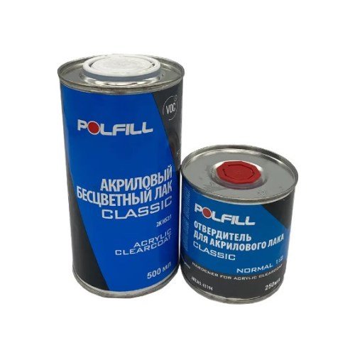 Polfill Лак 2К 2:1 HS Classik Polfill 0.5 л + утв. 0,25l (43192+43194)