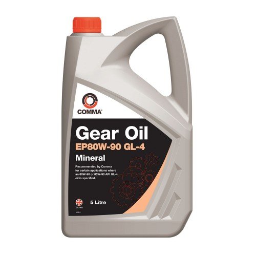 Трансмиссионное масло Comma GEAR OIL EP80/90 API: GL-4 5л (4шт/уп)