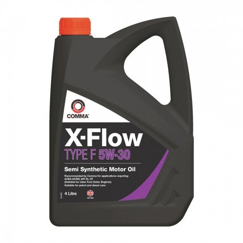 Моторное масло Comma X-FLOW TYPE F 5W-30 API SL/CF ACEA A5/B5 4л (4шт/уп)