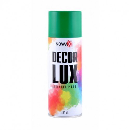 Акриловая краска глянцевая зеленая мята NOWAX Decor Lux (6029) 450мл