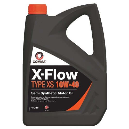 Моторное масло Сomma X-FLOW TYPE XS 10W-40 API SL/CF ACEA A3/B3 4л (4шт/уп)