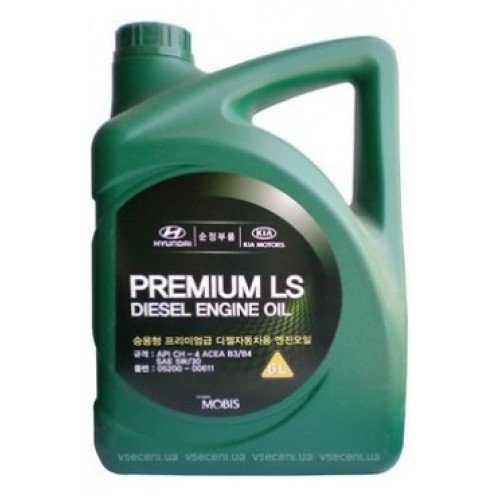 Hyundai/Kia0520000611 5W30/6L Premium LS Diesel CH-4