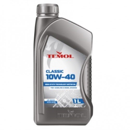 Масло TEMOL Classic 10W-40 API SG/CD ACEA A2/B2 (1 л)