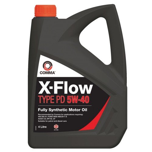 Моторное масло Сomma X-FLOW TYPE PD 5W40 API SL, CF ACEA C3 4л (4шт/уп)
