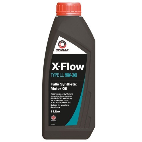 Моторное масло Сomma X-FLOW TYPE LL 5W30 API SL/CF ACEA A3/B4 1л (12шт/уп)