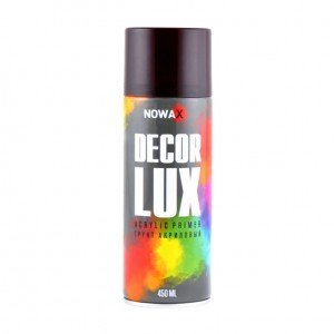 Акриловый грунт красный NOWAX Decor Lux (3000) 450мл