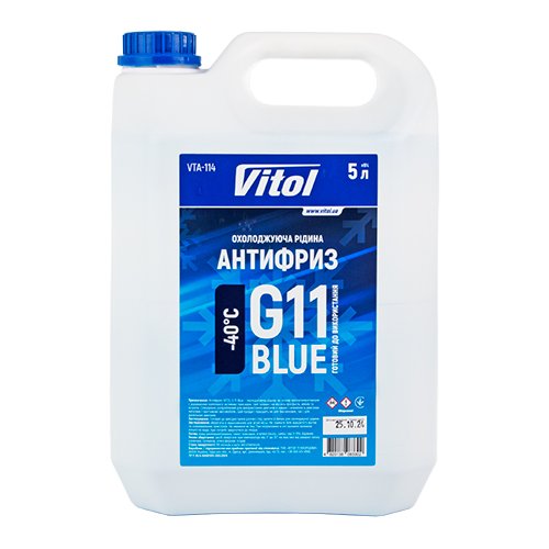 Антифриз VITOL G11 Blue 5л (VTA-114)