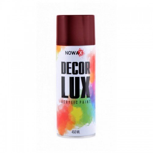 Акриловая краска глянцевая красное вино NOWAX Decor Lux (3005) 450мл Акриловая краска глянцевая красное вино NOWAX Decor Lux (3005) 450мл