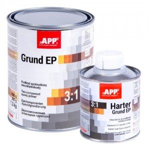 APP Грунт эпоксидный Grund EP 3:1 с утв., серый 1l+0.2l (021201 + 021202)