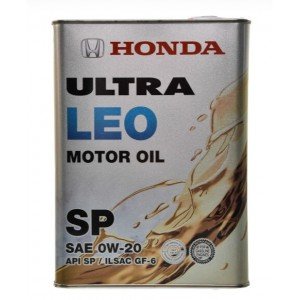 Honda0822799974 Масло моторное Ultra LEO SN/GF-5 0W-20 4 L