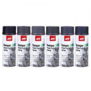 APP Краска бамперная Bumper Paint Color Spray, 400 мл, антрацит, аэрозоль (210407)